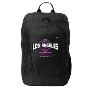 Los Angeles Slogan Retro Style City Backpack