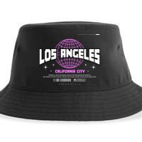 Los Angeles Slogan Retro Style Sustainable Bucket Hat