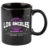 Los Angeles Slogan Retro Style 11oz C Handle Ceramic Mug