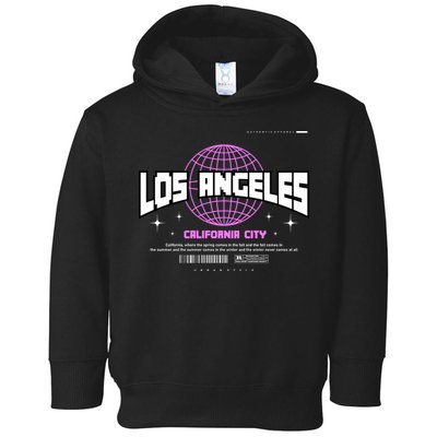 Los Angeles Slogan Retro Style Toddler Hoodie