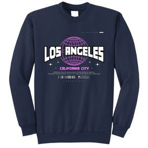 Los Angeles Slogan Retro Style Sweatshirt