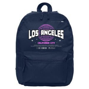 Los Angeles Slogan Retro Style 16 in Basic Backpack