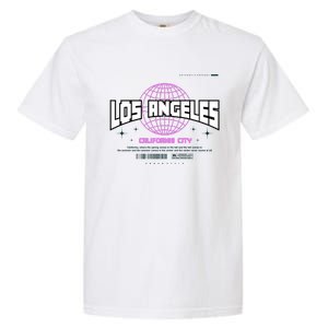 Los Angeles Slogan Retro Style Garment-Dyed Heavyweight T-Shirt