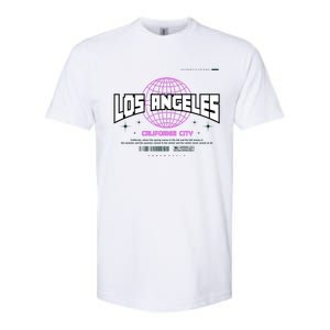 Los Angeles Slogan Retro Style Softstyle CVC T-Shirt