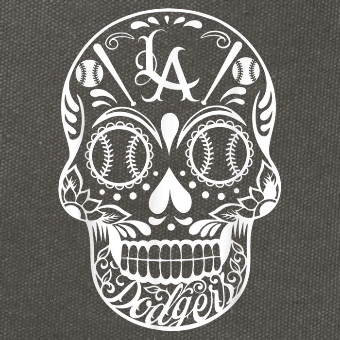 Los Angeles Sugar Skull Day Of The Dead Cinco De Mayo Cotton Canvas Backpack