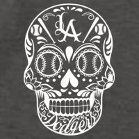Los Angeles Sugar Skull Day Of The Dead Cinco De Mayo Vector Backpack