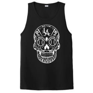 Los Angeles Sugar Skull Day Of The Dead Cinco De Mayo PosiCharge Competitor Tank