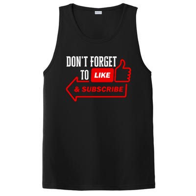 Like And Subscribe Vlogger Podcaster Influencer PosiCharge Competitor Tank