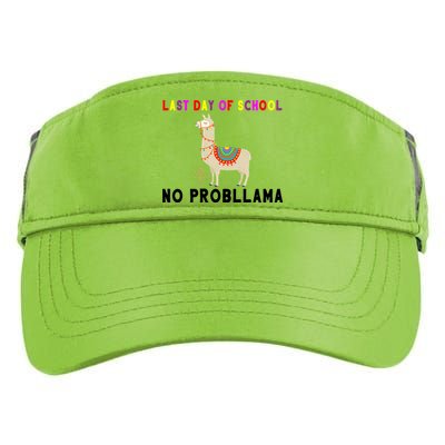 Last Day Of School No ProbLLama Adult Drive Performance Visor