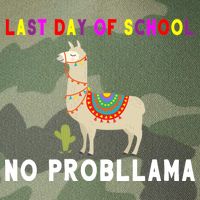 Last Day Of School No ProbLLama Legacy Tie Dye Trucker Hat
