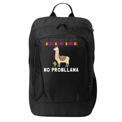 Last Day Of School No ProbLLama City Backpack