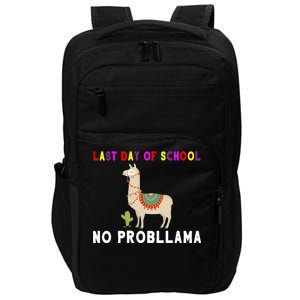 Last Day Of School No ProbLLama Impact Tech Backpack