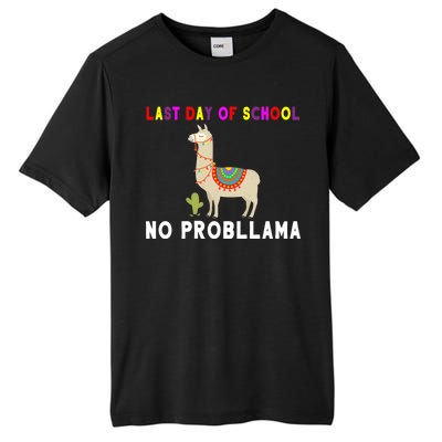 Last Day Of School No ProbLLama Tall Fusion ChromaSoft Performance T-Shirt