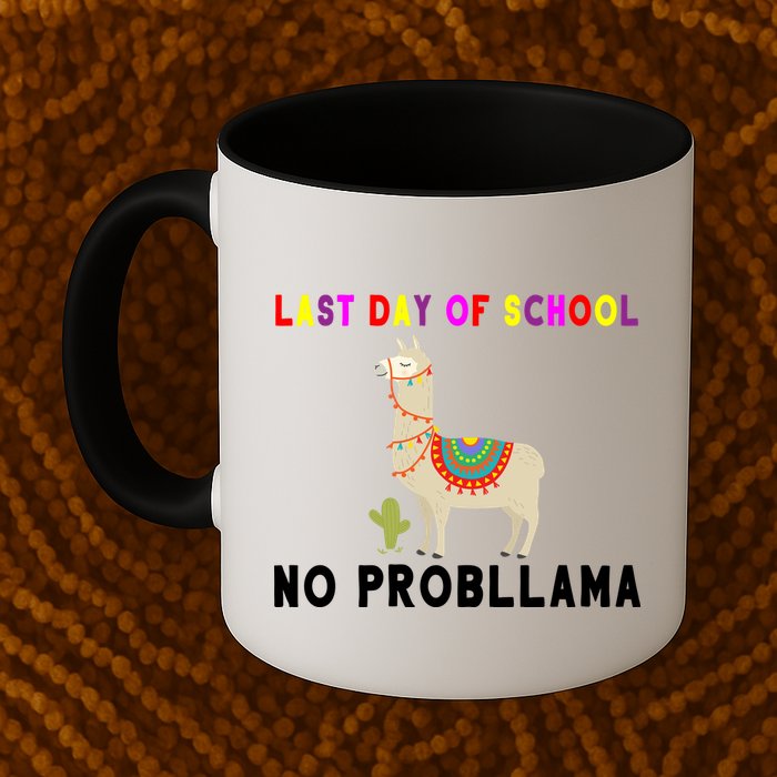 Last Day Of School No ProbLLama Coffee Mug
