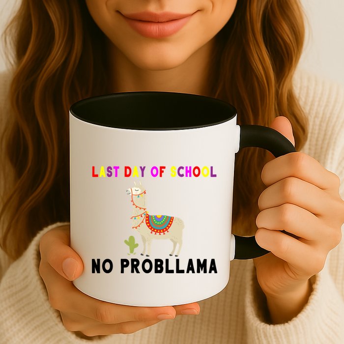 Last Day Of School No ProbLLama Coffee Mug