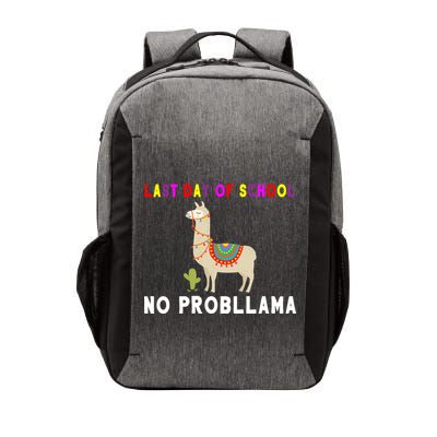 Last Day Of School No ProbLLama Vector Backpack