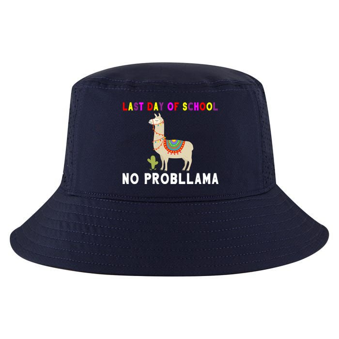 Last Day Of School No ProbLLama Cool Comfort Performance Bucket Hat