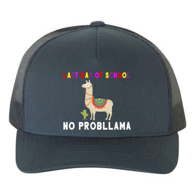 Last Day Of School No ProbLLama Yupoong Adult 5-Panel Trucker Hat