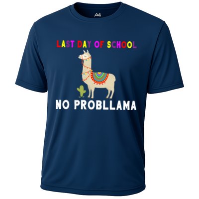 Last Day Of School No ProbLLama Performance Shirt