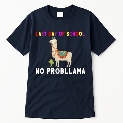Last Day Of School No ProbLLama Tall T-Shirt