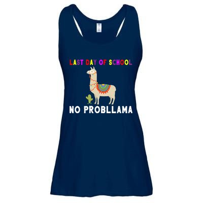 Last Day Of School No ProbLLama Ladies Essential Flowy Tank