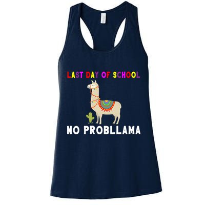 Last Day Of School No ProbLLama Womens Tank Top
