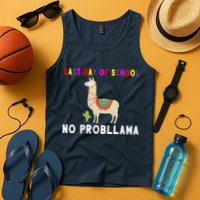 Last Day Of School No ProbLLama Tank Top