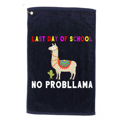 Last Day Of School No ProbLLama Golf Towel