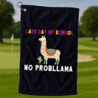 Last Day Of School No ProbLLama Golf Towel