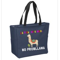Last Day Of School No ProbLLama Zip Tote Bag