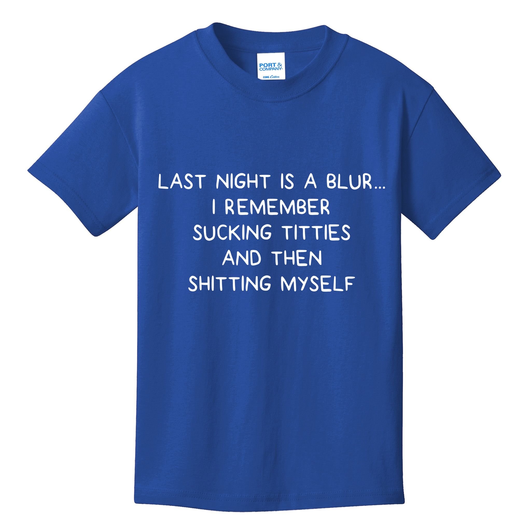 Last Night Was A Blur Kids T-Shirt