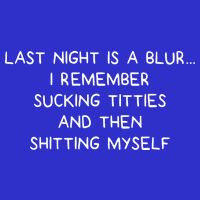 Last Night Was A Blur Kids T-Shirt