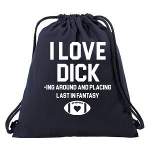 Last Place Fantasy Football Funny Drawstring Bag