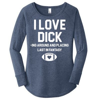 Last Place Fantasy Football Funny Women's Perfect Tri Tunic Long Sleeve Shirt