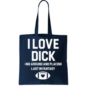 Last Place Fantasy Football Funny Tote Bag