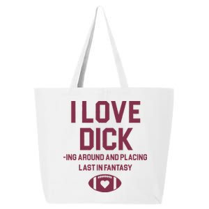 Last Place Fantasy Football Funny 25L Jumbo Tote