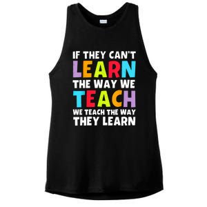 Learn And Teach Ladies PosiCharge Tri-Blend Wicking Tank