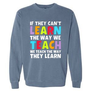 Learn And Teach Garment-Dyed Sweatshirt