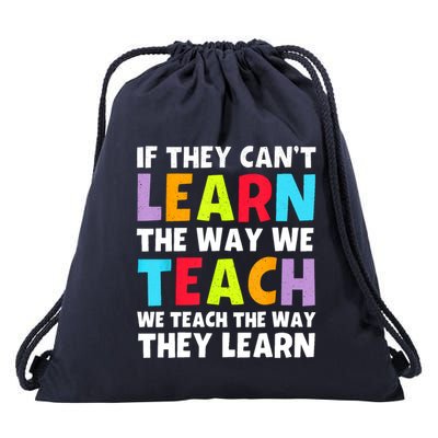 Learn And Teach Drawstring Bag