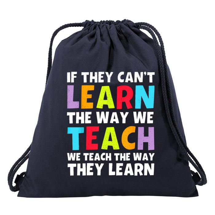 Learn And Teach Drawstring Bag