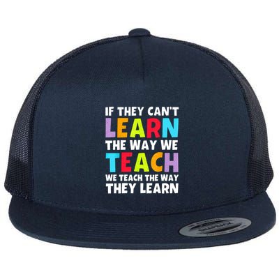 Learn And Teach Flat Bill Trucker Hat