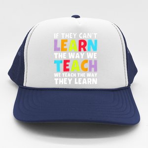 Learn And Teach Trucker Hat