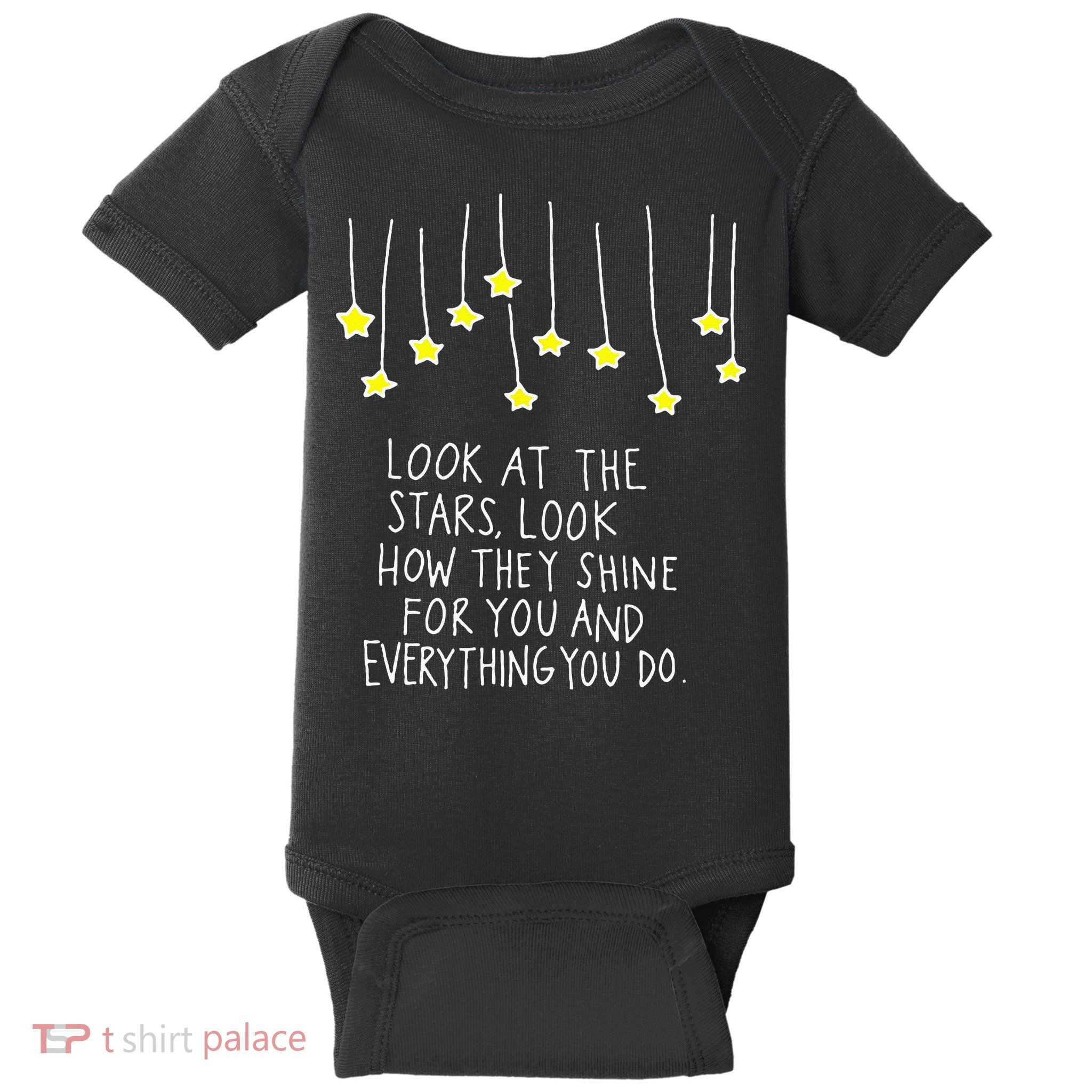 Look At The Stars Look How They Shine For You Baby Bodysuit