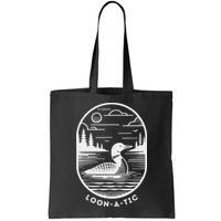 Loon A Tic Funny Common Loon Minnesota Lake Loon Bag