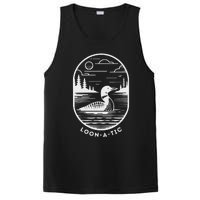 Loon A Tic Funny Common Loon Minnesota Lake Loon PosiCharge Competitor Tank