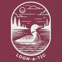 Loon A Tic Funny Common Loon Minnesota Lake Loon 16oz Travel Tumbler
