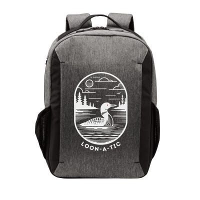 Loon A Tic Funny Common Loon Minnesota Lake Loon Vector Backpack