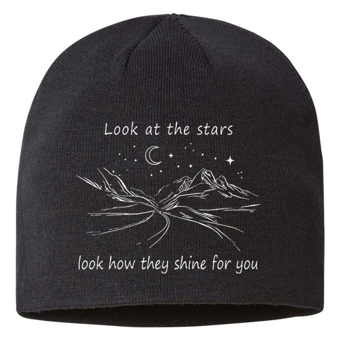 Look At The Stars Look How They Shines For You Music Country Sustainable Beanie