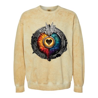 Love And Titanium Colorblast Crewneck Sweatshirt