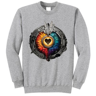 Love And Titanium Tall Sweatshirt